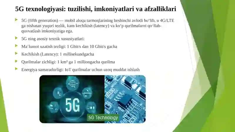 5G va undan keyingi avlod tarmoqlari 3