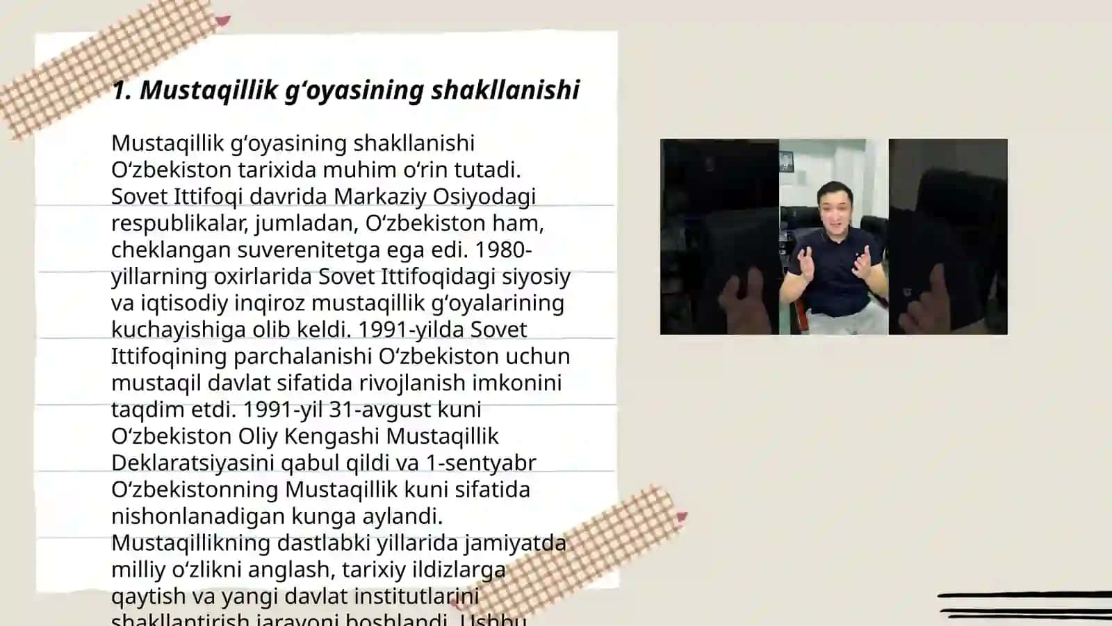 Oʻzbekistonda mustaqillik gʻoyalarining tarixiy asoslari 3