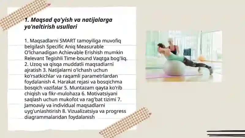 Sportchilarda motivatsiyani shakllantirish usullari 3