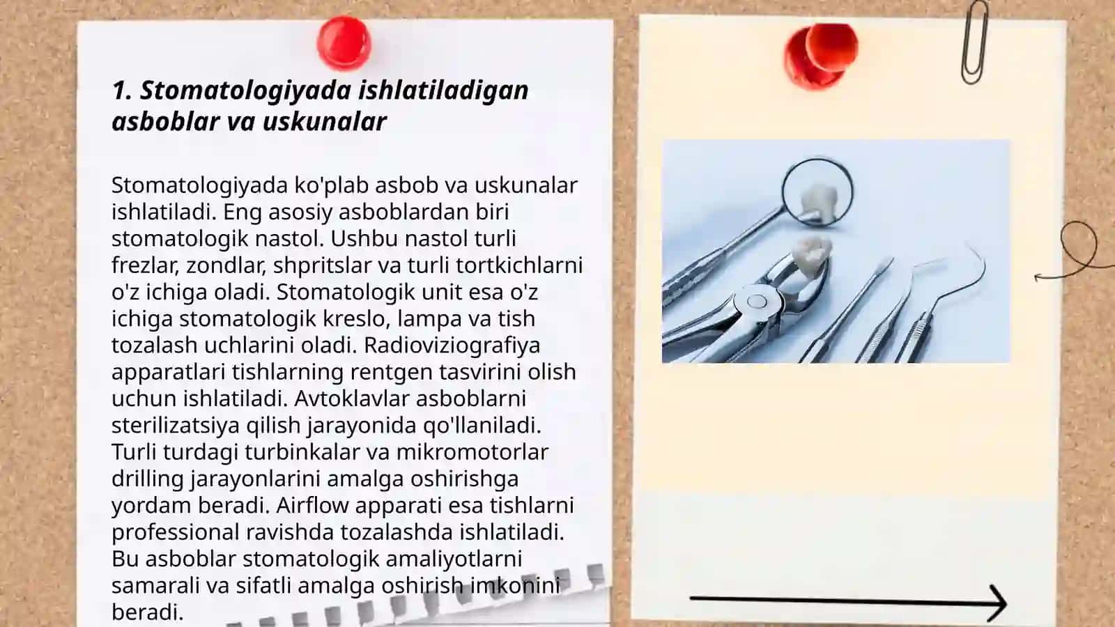 Stomatologiyada ishlatiladigan asboblar va uskunalar 3