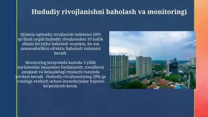 Hududiy rejalashtirish va hududiy rivojlanish 3