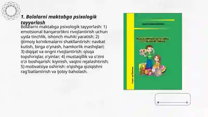 Bolalarni maktabga psixologik tayyorlash 3