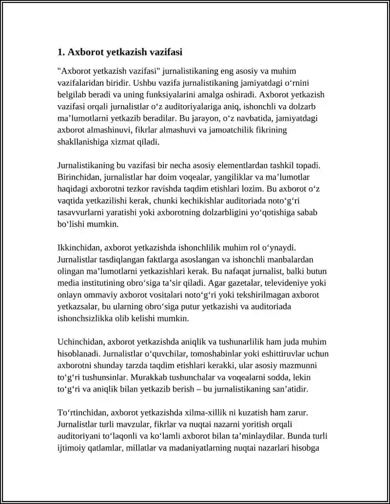 JURNALISTIKANING VAZIFALARI 3
