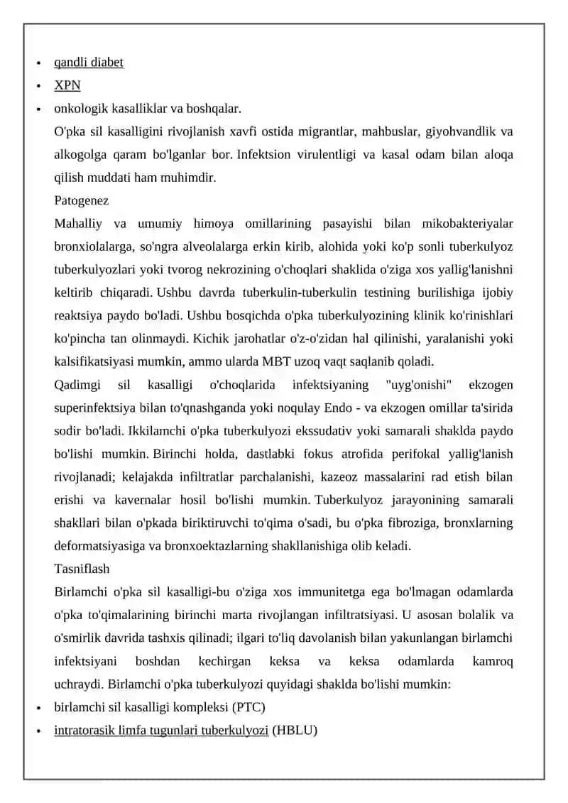 O'pka Tuberkulyozi 3