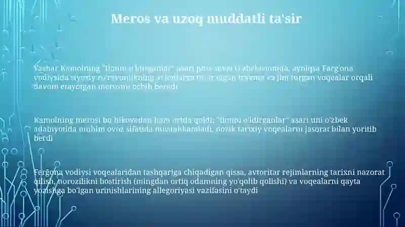 YasharKamolning "Ilonni o'ldirganlar" qissasi 3