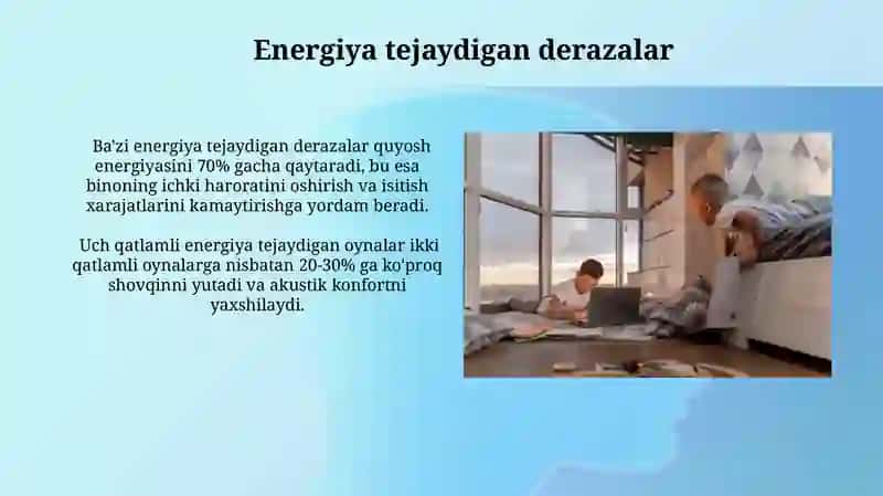 Derazalar va ularning konsturuktiv yechimlari 3