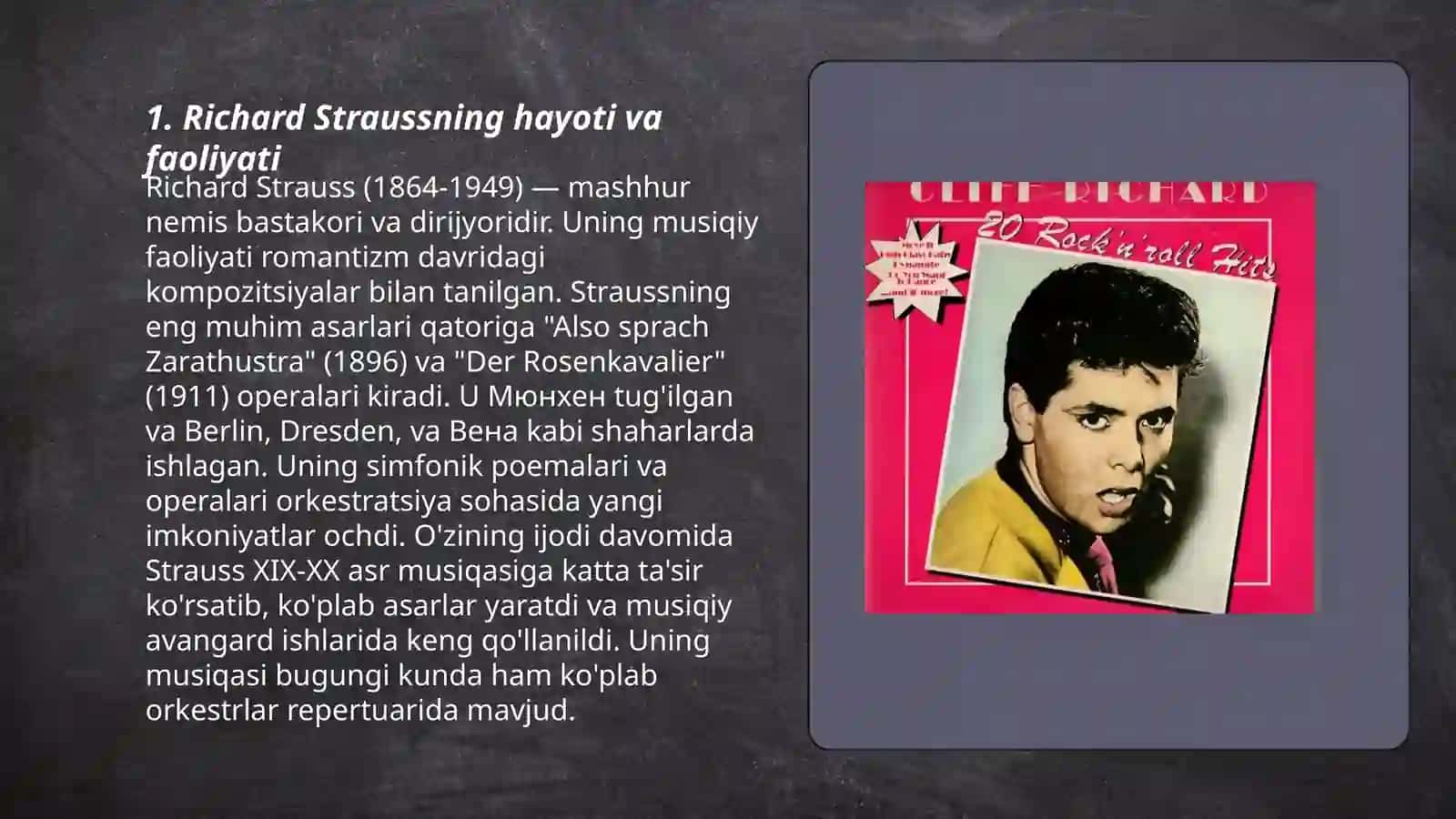 Richard Straussning operalari haqida 3