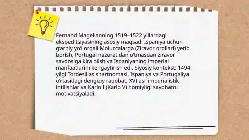 Fernand Magellannning geografik sayohati 3