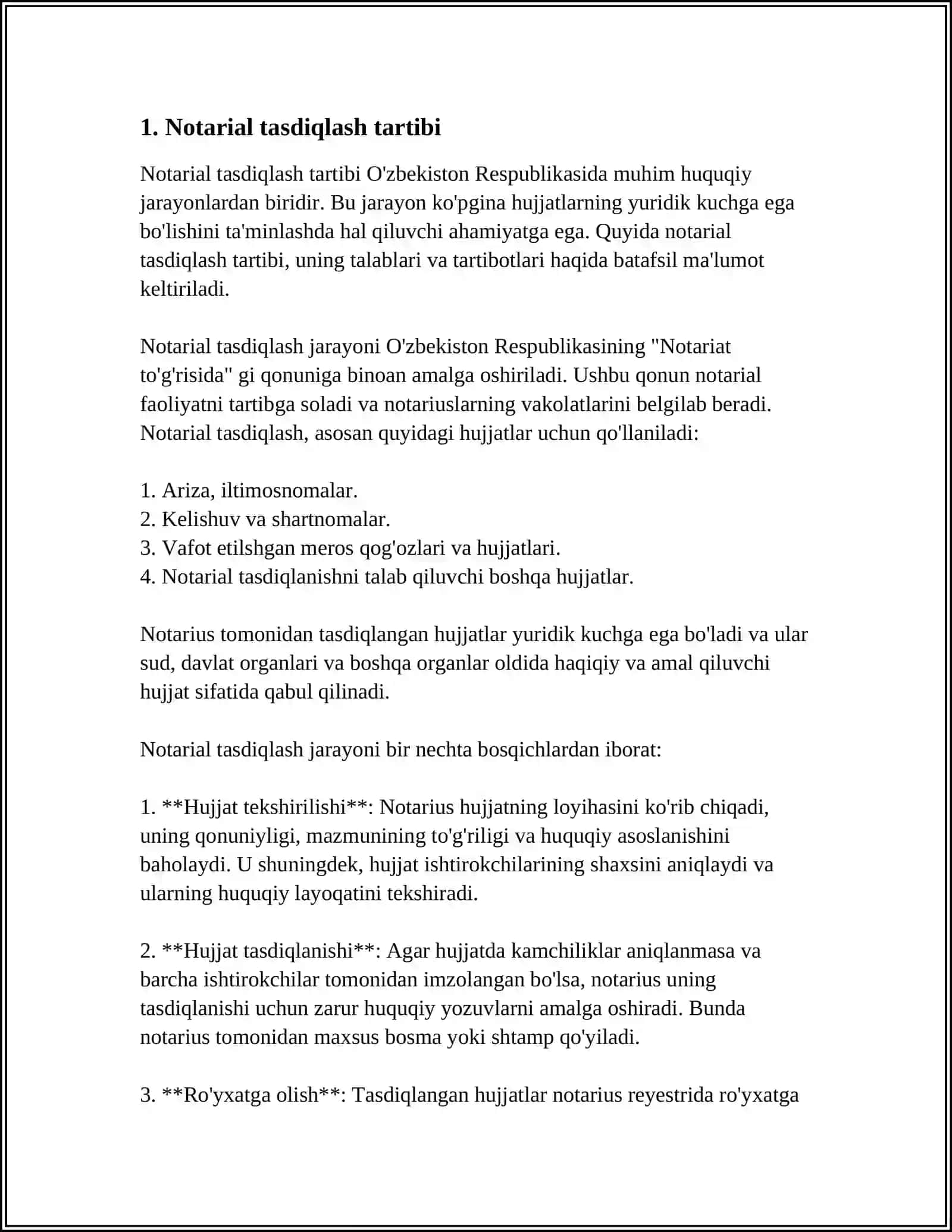 BITIMLARNI NOTARIAL TASDIQLASH 3