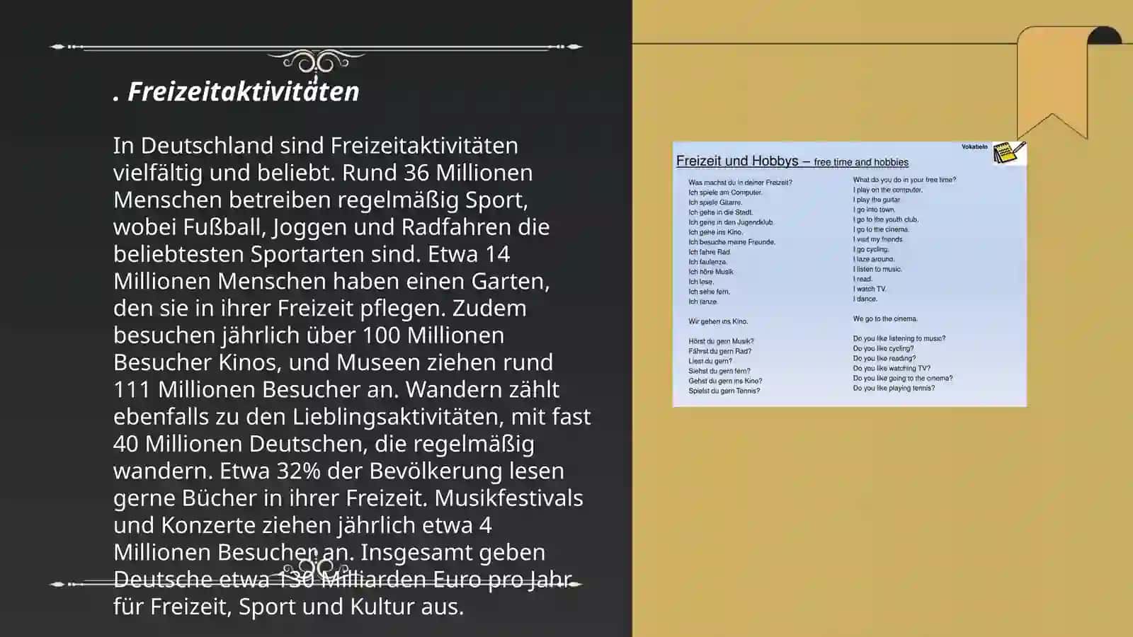 Freizeitaktivitäten 3