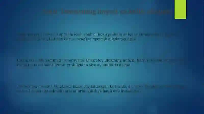 Amir Temur: Hayoti, Harbiy Faoliyati va Imperiyasi 3
