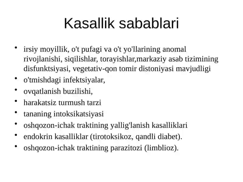 O’t pufagi diskineziyasi 3