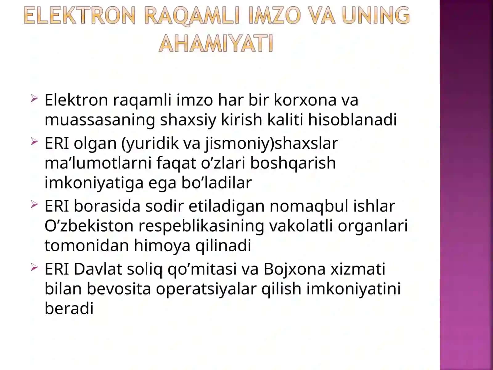 Korxonalarda axborot xavfsizligini ta’minlashda elektron raqamli imzoning ahamiyati 3