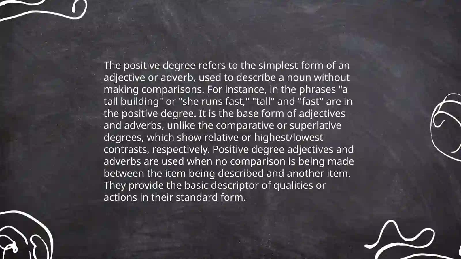 Degrees of comparison adjectives 3