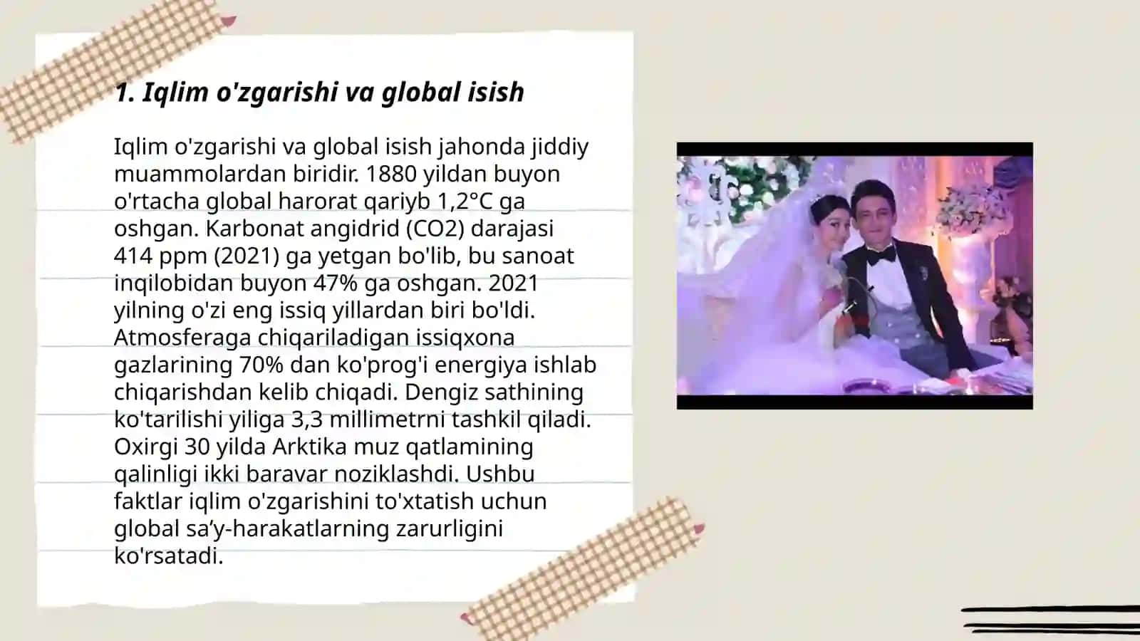 Iqlim o'zgarishi va global isish 3