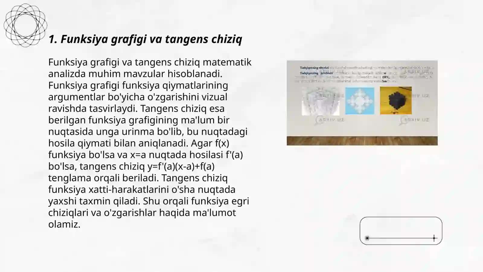 Ikki oʻzgaruvchili funksiya diferensialining geometrik manosi 3