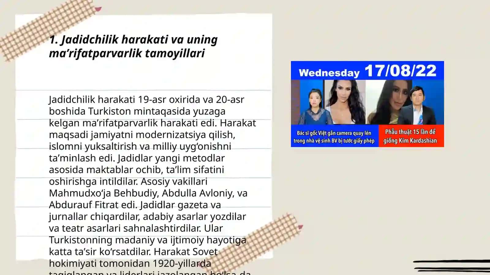 Jadid maʼrifatparvarlarining oʻlka ijtimoiy maʼnaviy hayotida tutgan oʻrni 3