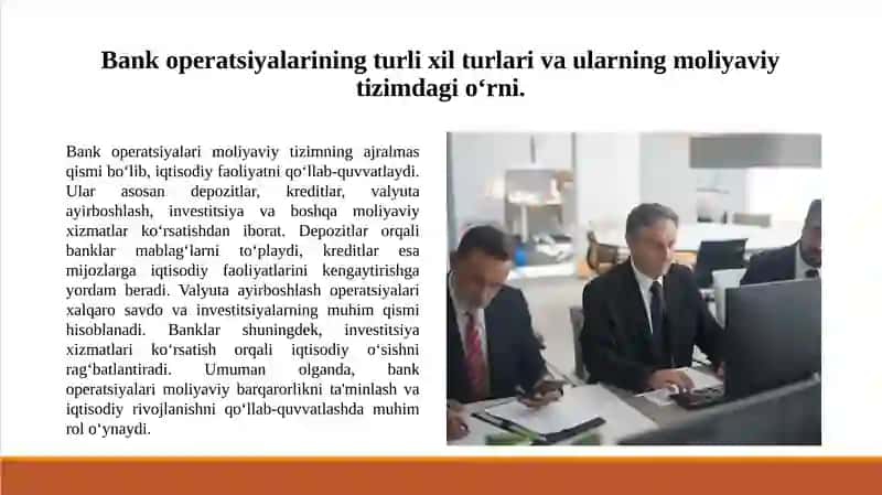 Bank operetsiyalarihisobgaolishningo‘zigahosjihatlari 3