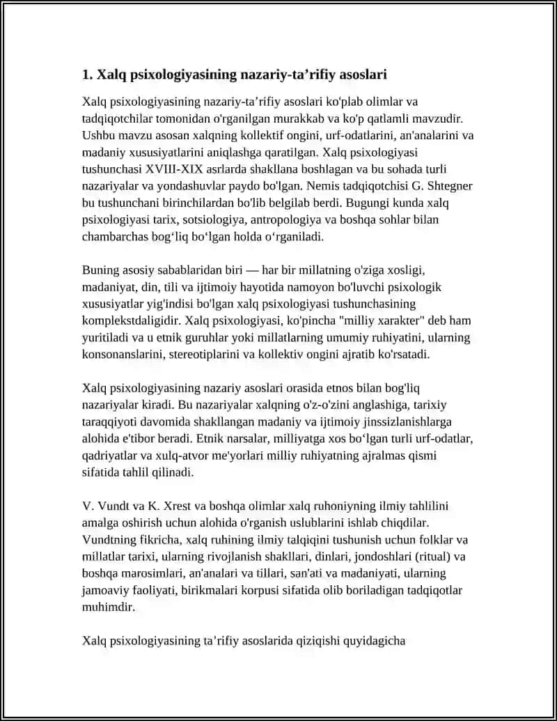 XALQLAR PISIHALOGIYASI VA UNING YUZAGA KELISH TARIXI 3