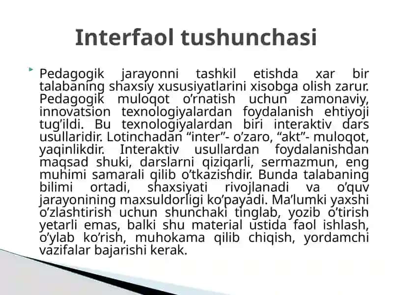 GEOGRAFIYA TA'LIMIDA QO'LLANILADIGAN METODLAR 3