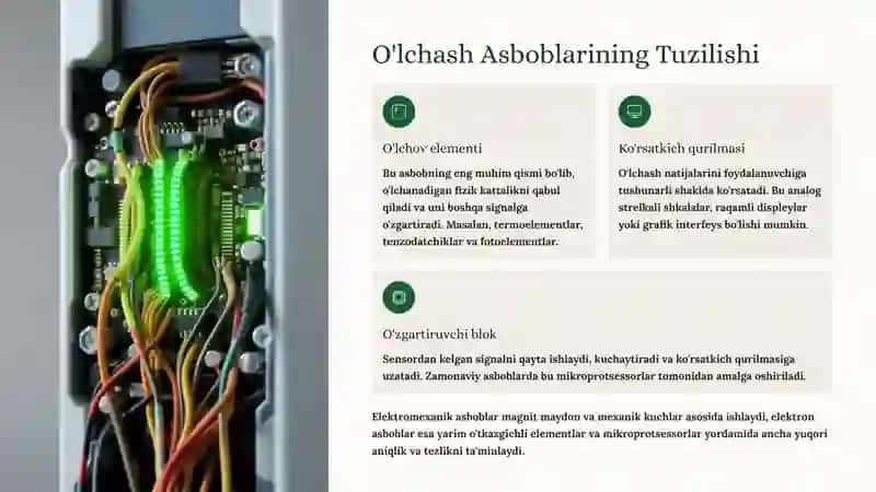 O'lchash Asboblarini Tuzilishi va Ishlatish Qoidalari 3