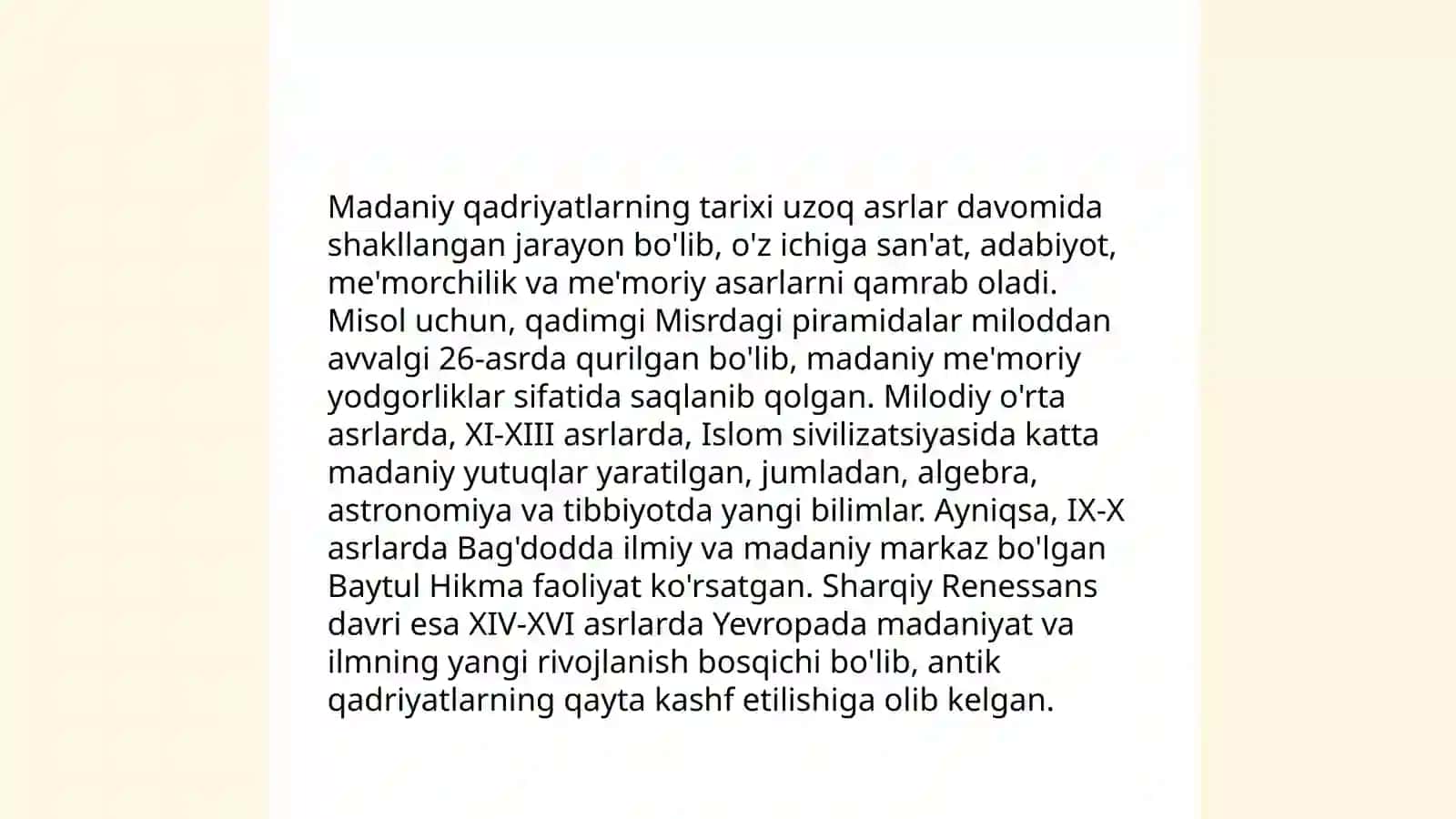 Madaniy qadriyatlar va ularning so'zlashuvda Ifodalanishi 3