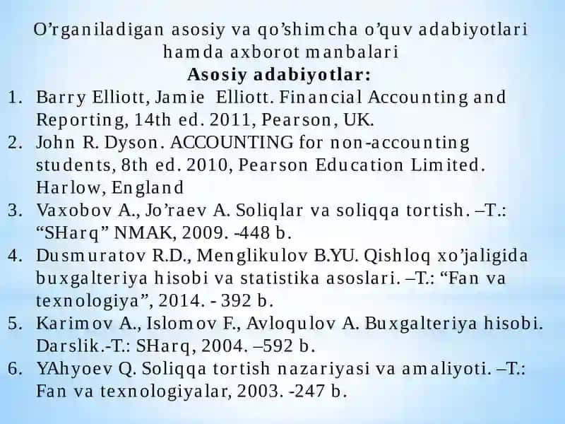 BUXGALTERIYA HISOBIFANI 3