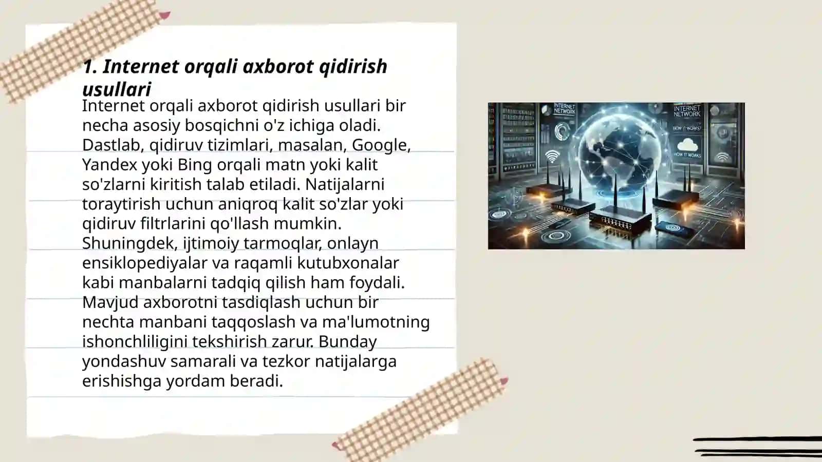 internetdan ma'lumotlarni qidirish va foydalanish 3