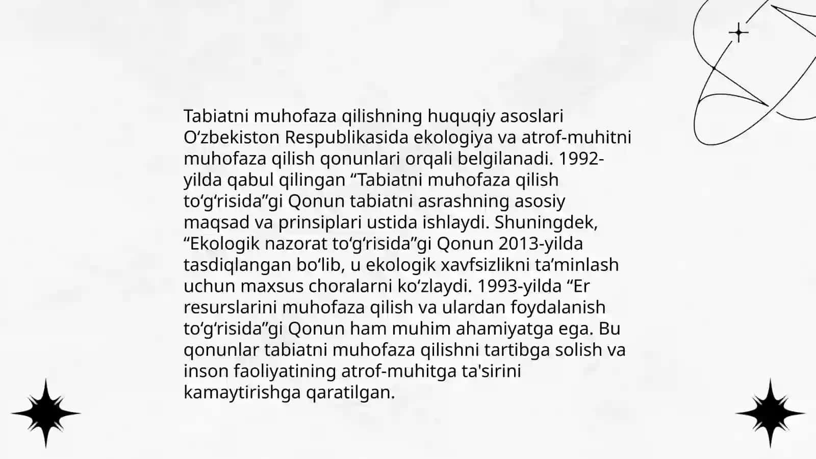 Tabiatni Muhofaza qilishning unistitutsional mexanizimlari 3