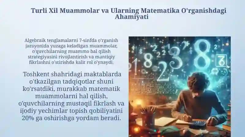 Turli Xil Muammolar va Ularning Matematika O'rganishdagi Ahamiyati 3