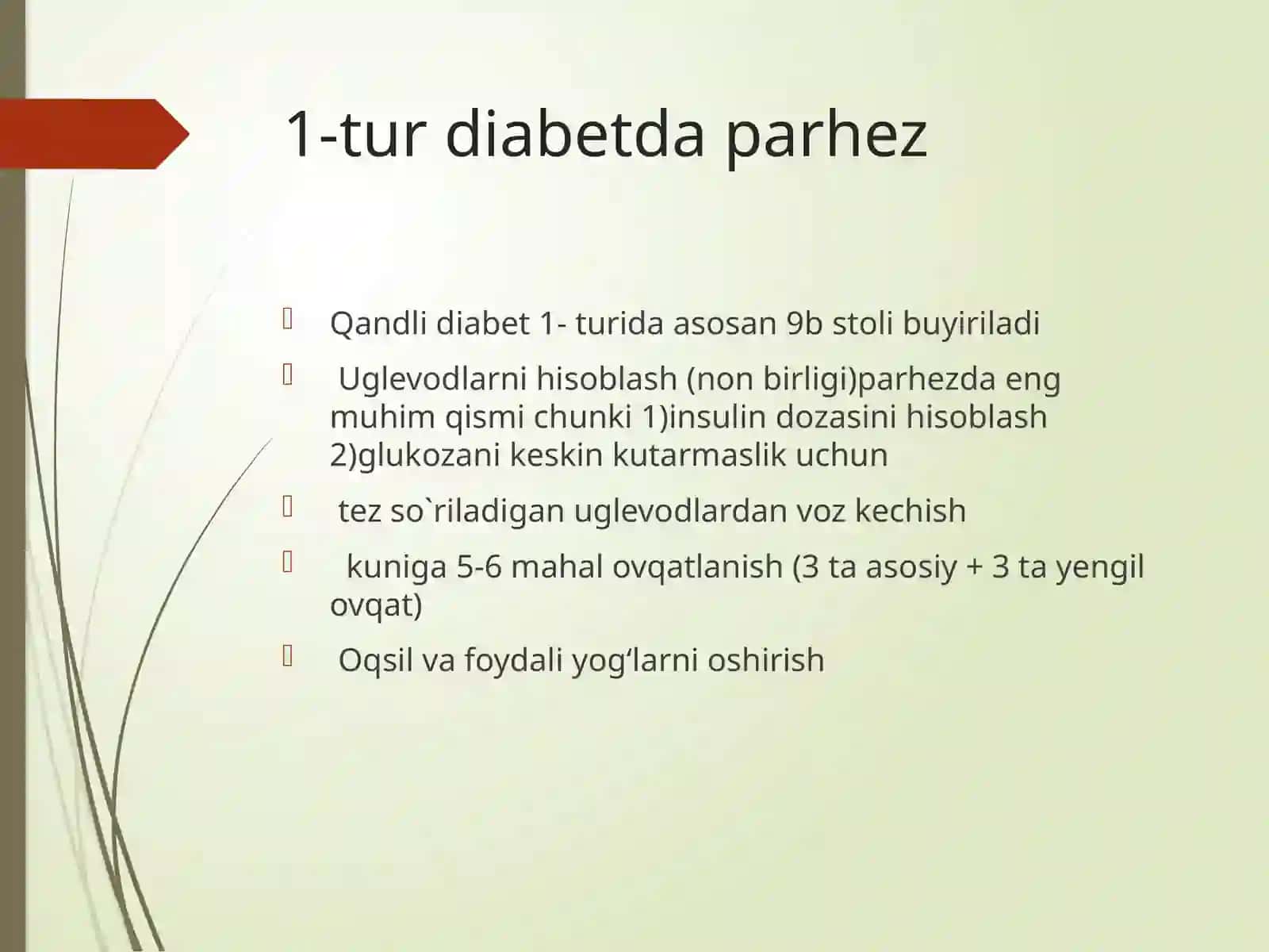 qandli diabetni davolash prinsiplari 3