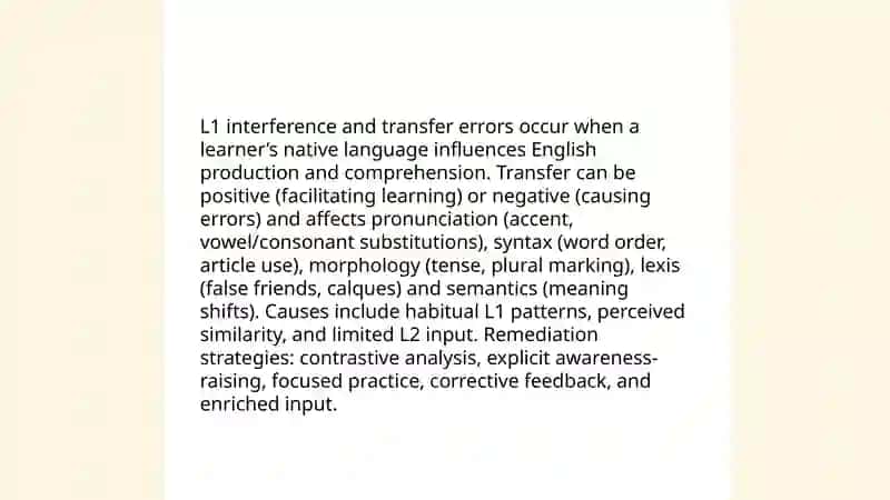 Mistakes in language learning 3