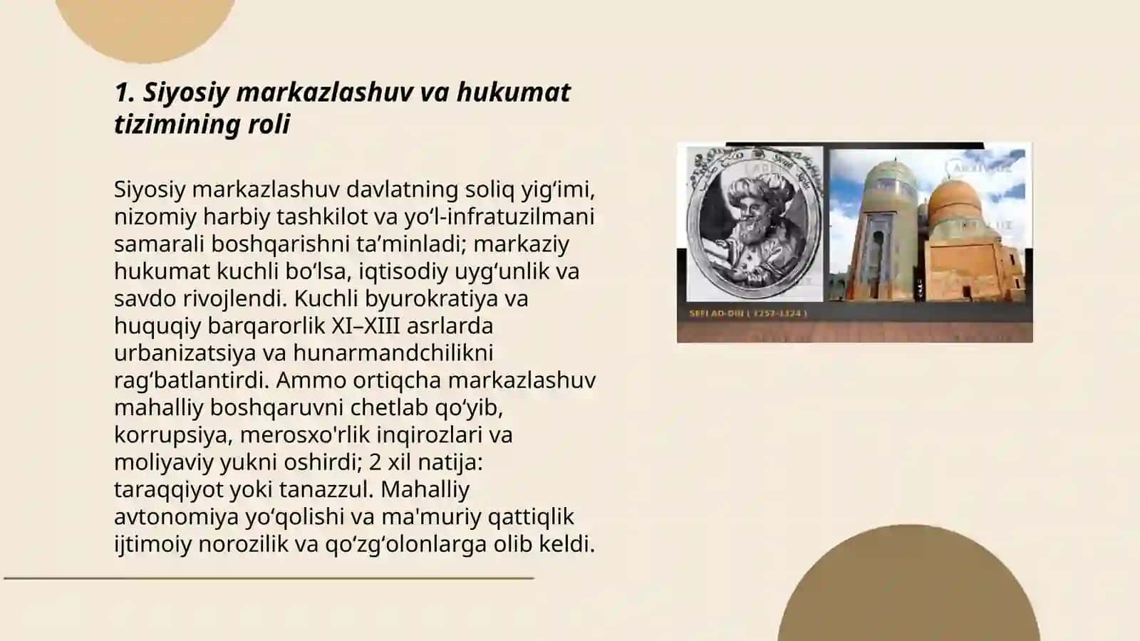 Rivojlangan oʻrta asrlar davlatlari taraqqiyoti va tanazzulli sabablari 3