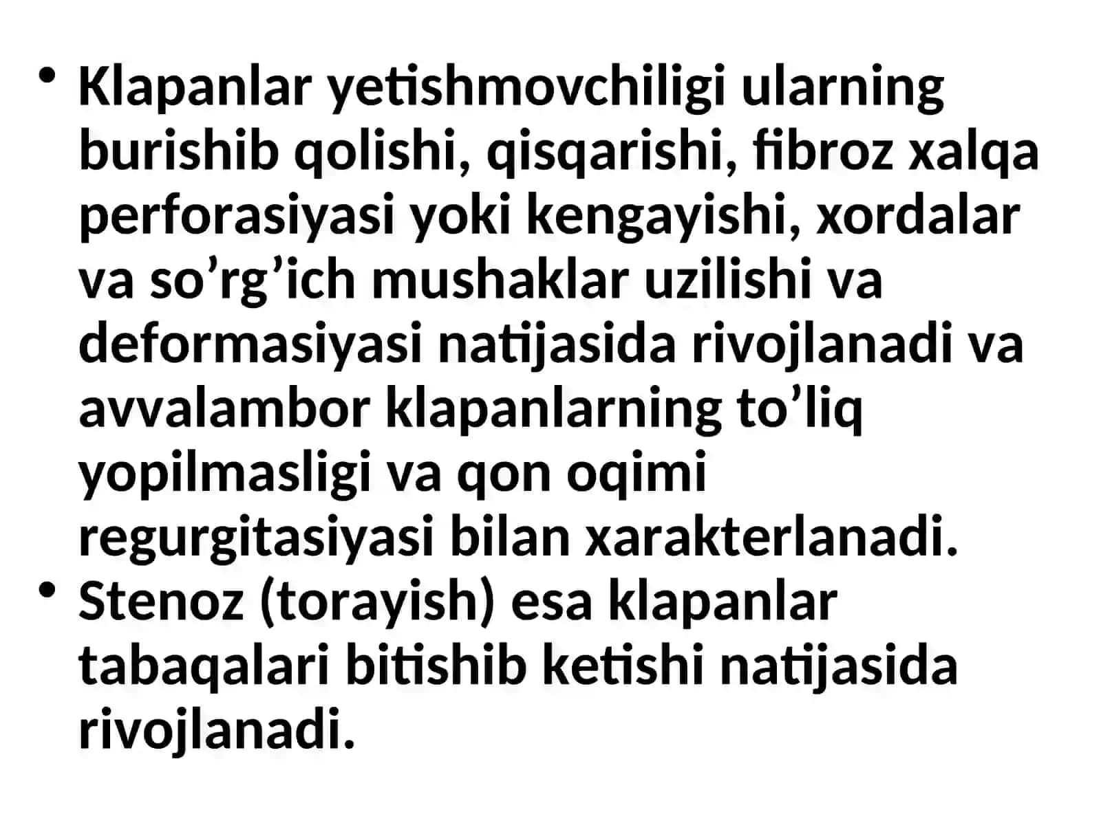 YURAK ORTTIRILGAN NUQSONLARI 3