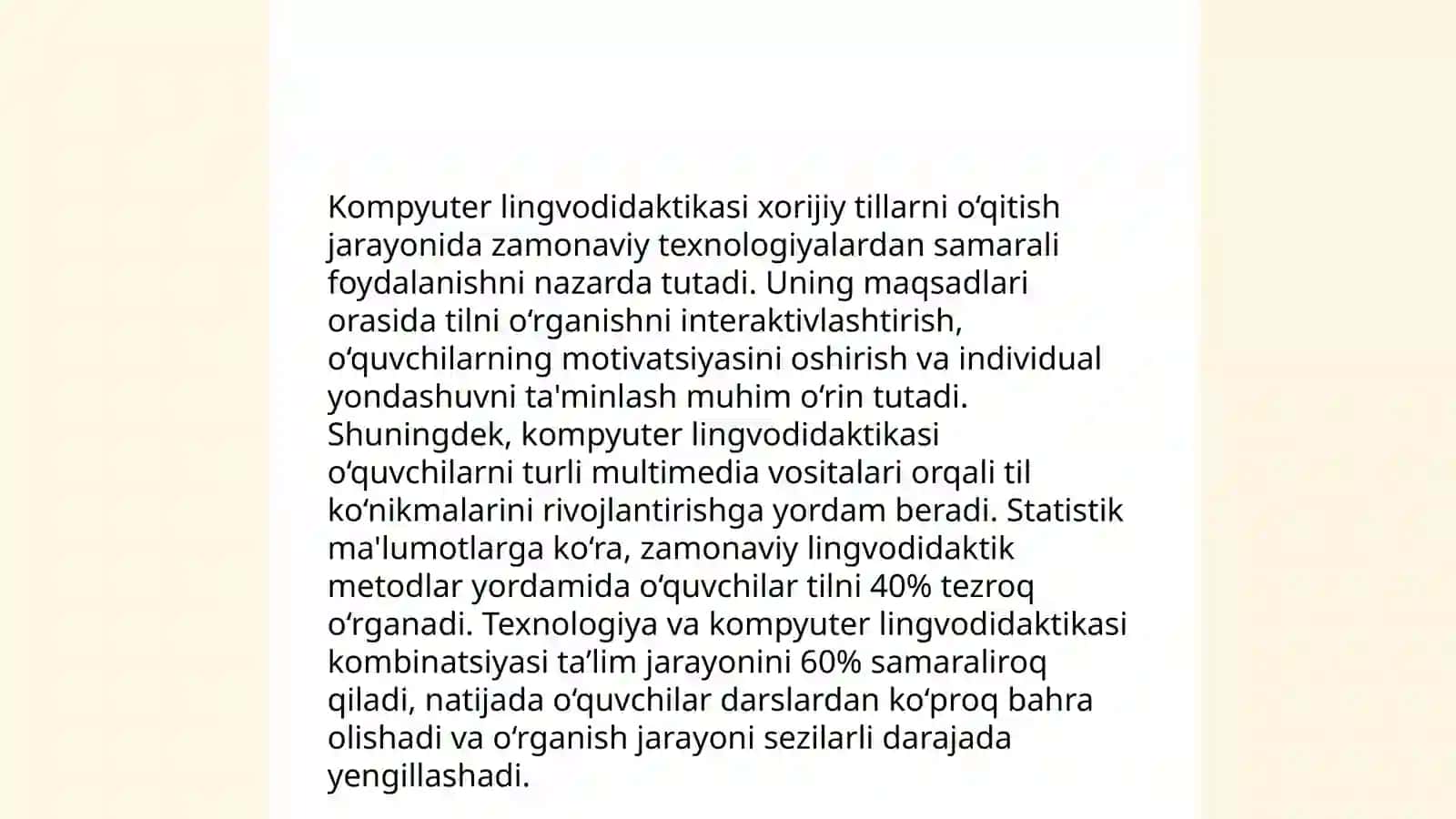 Kompyuter lingvodidaktikasi 3