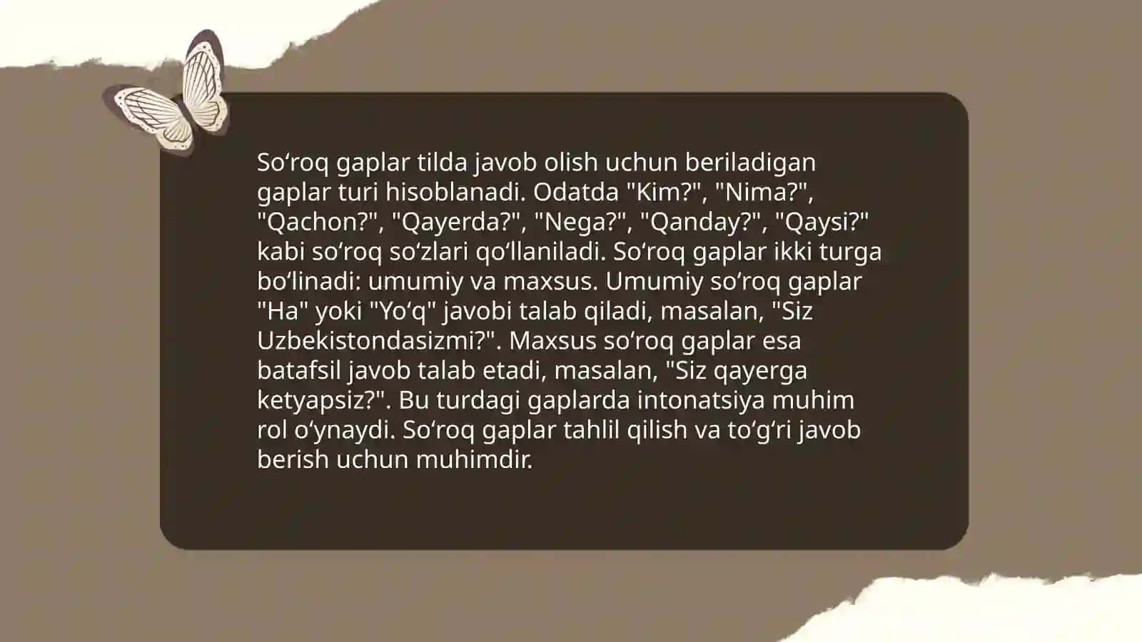 Soʻroq gaplar imlosi va uni boshlangʻich sinflarda oʻrgatish 3