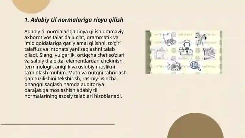 Adabiy til normalariga rioya qilish 3
