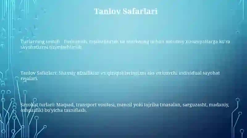 Yurush turlari va ularning tasnifi 3