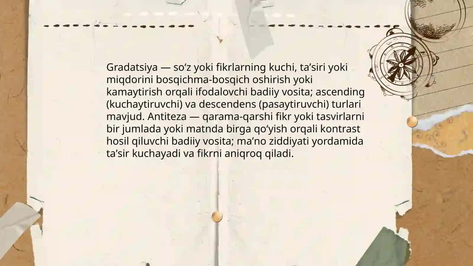 Gradatsiya va antiteza 3