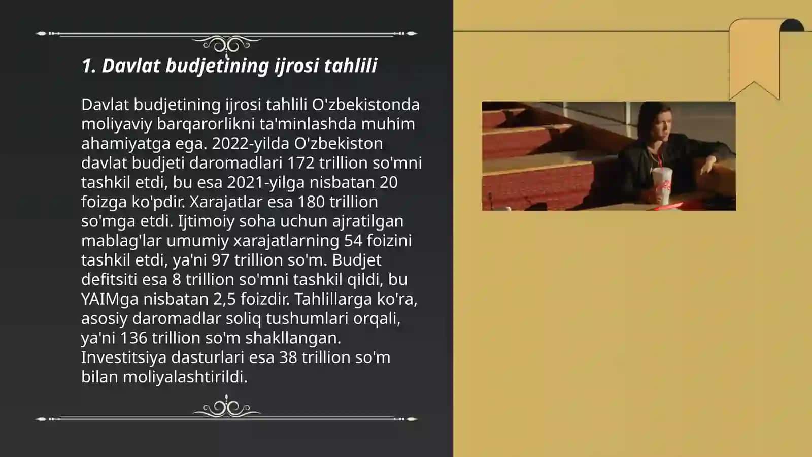Davlat budjetining ijrosi tahlili 3