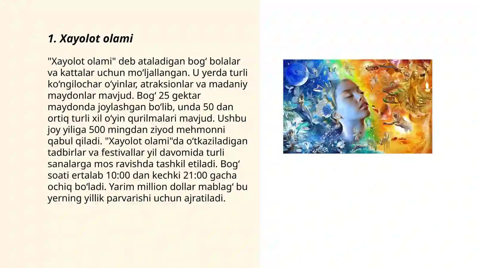 Xayolot olami 3