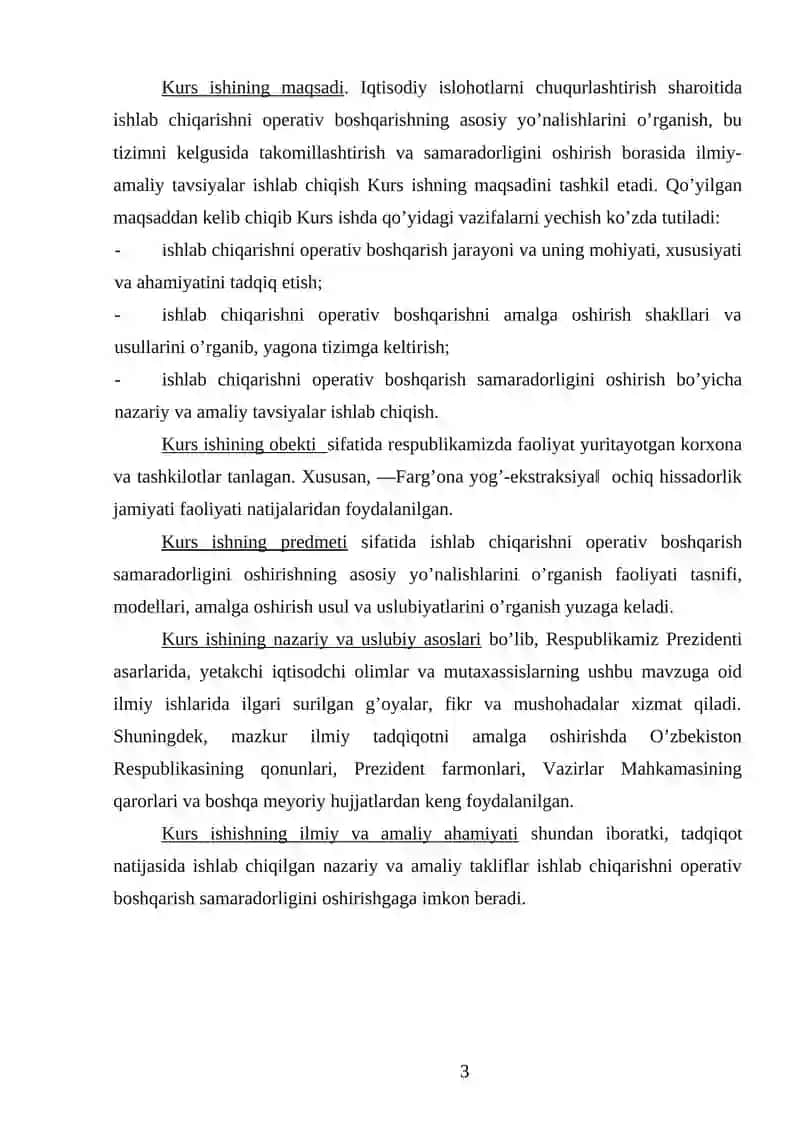 ISHLAB CHIQARISH VA AMALGA OSHIRISH METODOLOGIYASI VA TEXNOLOGIYASI MILLIY MINTAQAVIY SHAXAR DASTURLARI 3