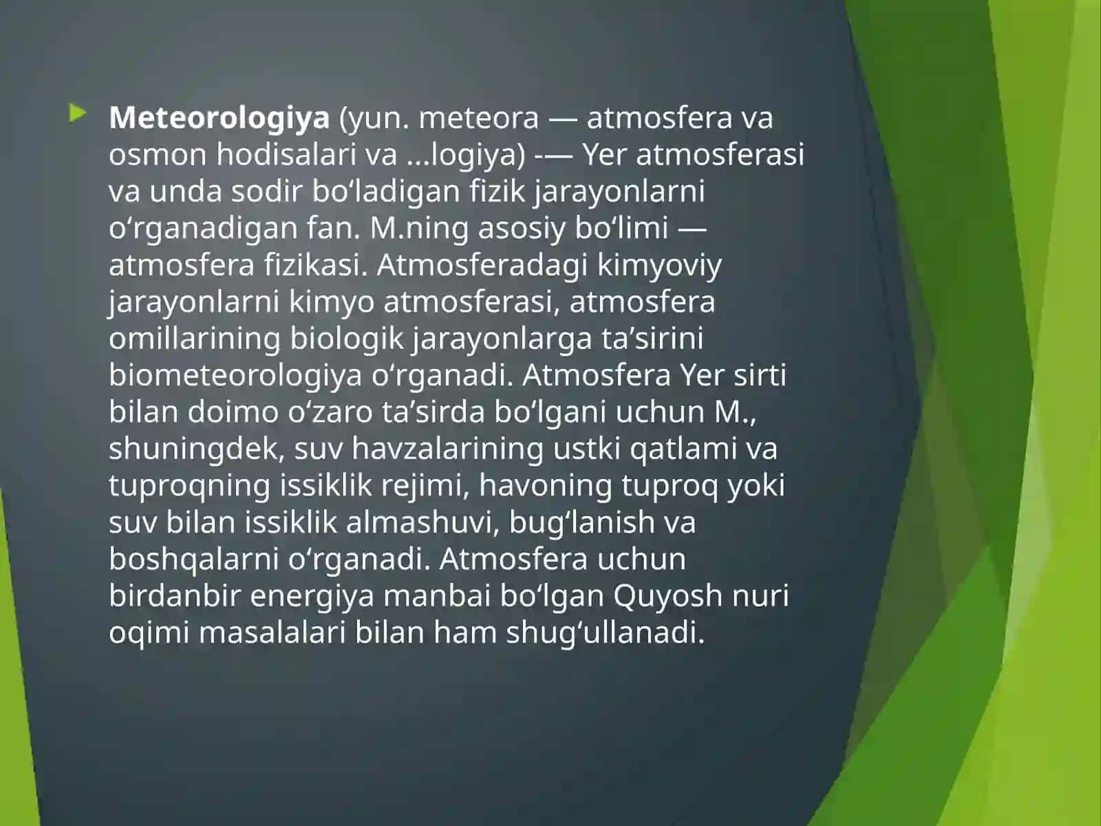 MATEOROLOGIK KUZATUVLAR MUDDATLARI 3