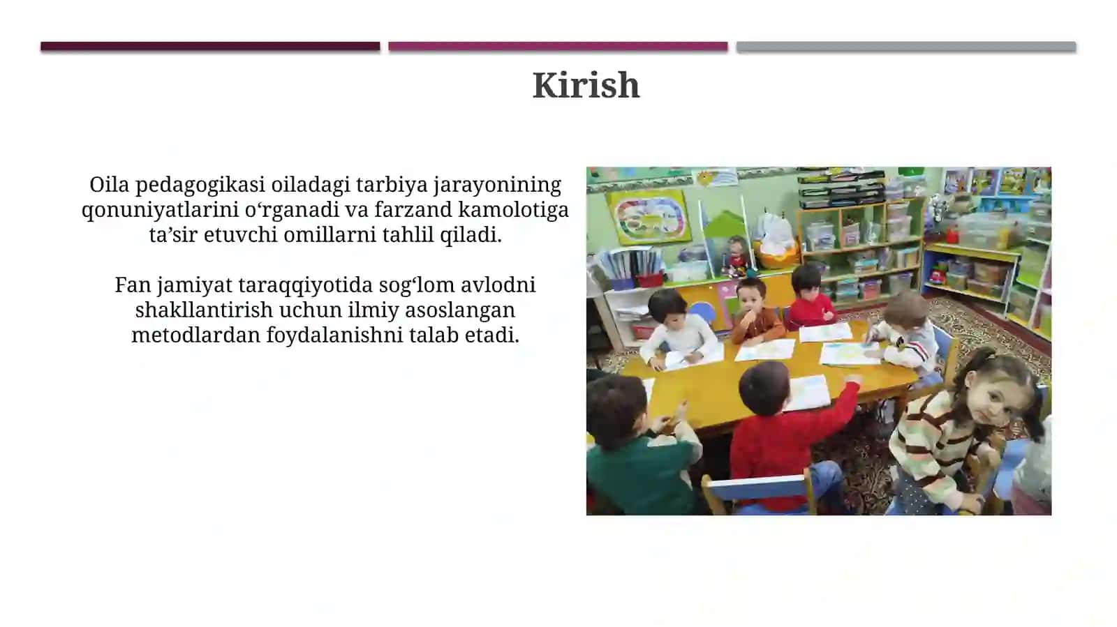 Oila pedagogikasi fanining tadqiqot metodlari 3