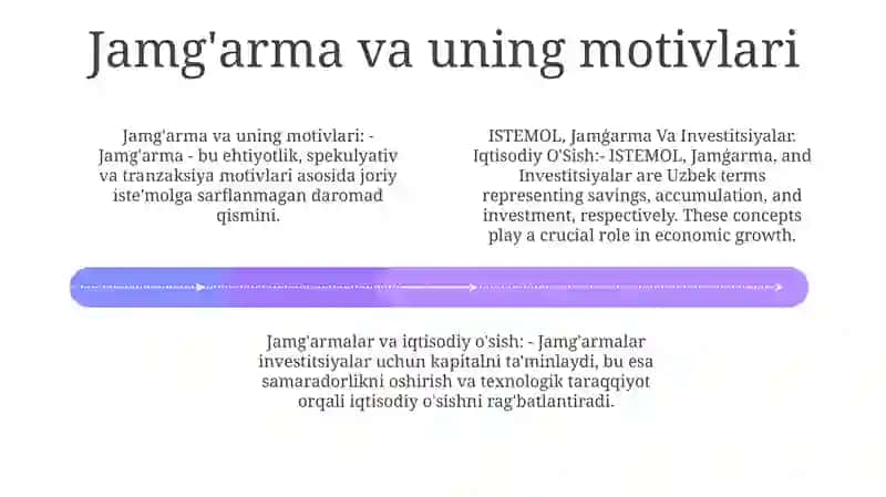 Istemol, Jamg'arma Va Investitsiyalar. Iqtisodiy O'Sish 3