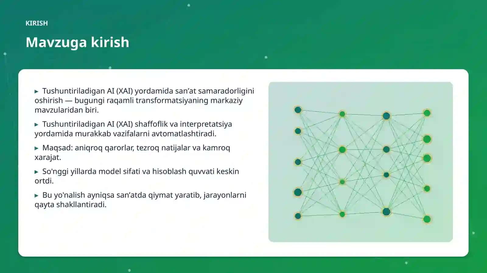Tushuntiriladigan AI (XAI) yordamida sanʼat samaradorligini oshirish 3