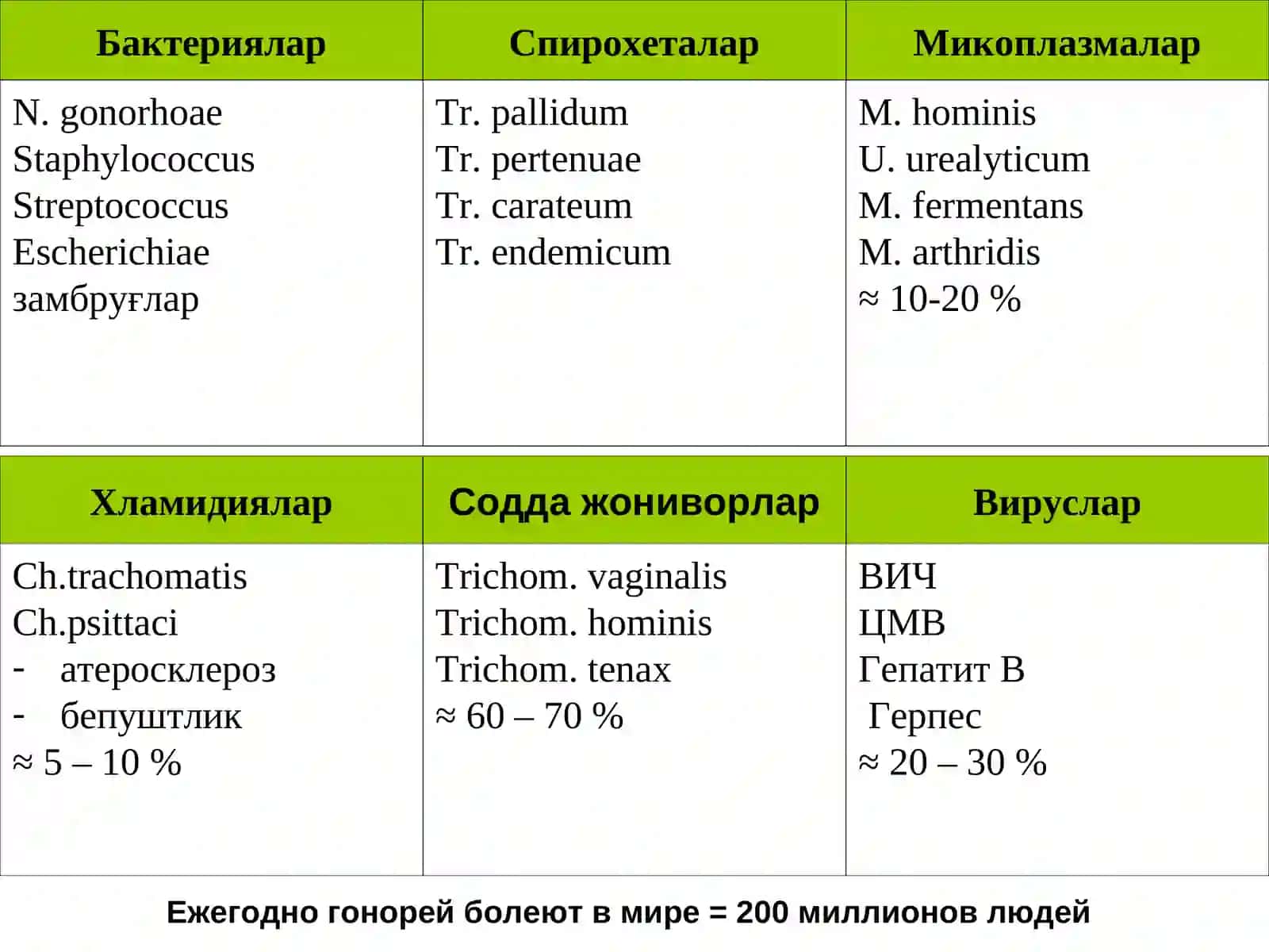 Таносил (Венерик) касалликлариқўзғатувчиларига умумий характеристика 3