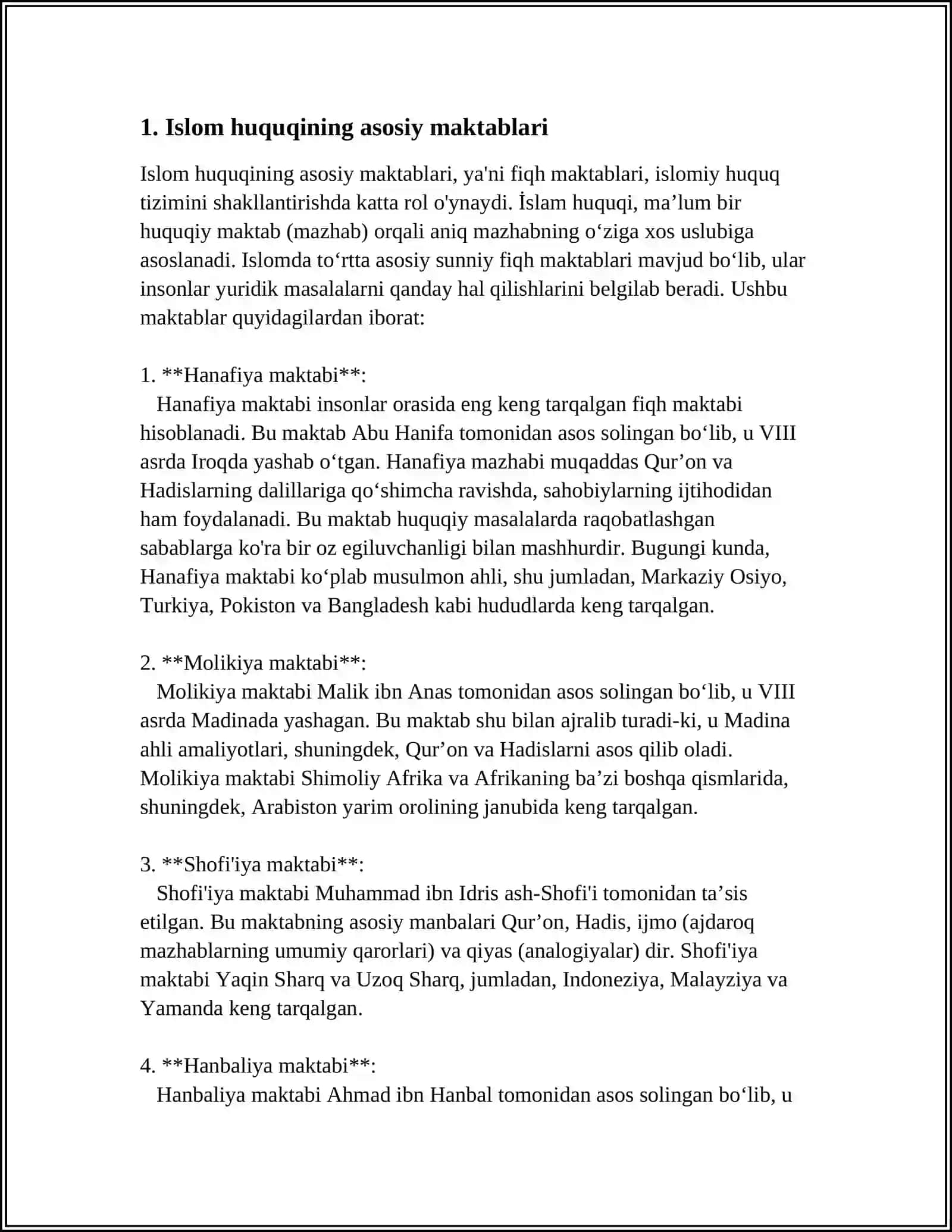 Hanafiya fiqh maktabi 3