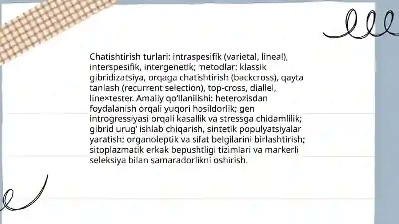 Qishloq xo'jaligida ekinlarni gen injeneriyasidan foydalanish 3