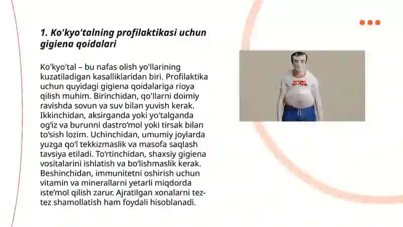 Ko’kyo’talning o’ziga xos profilaktikasi, infeksiya markazida epidemiyaga qarshi choralar 3
